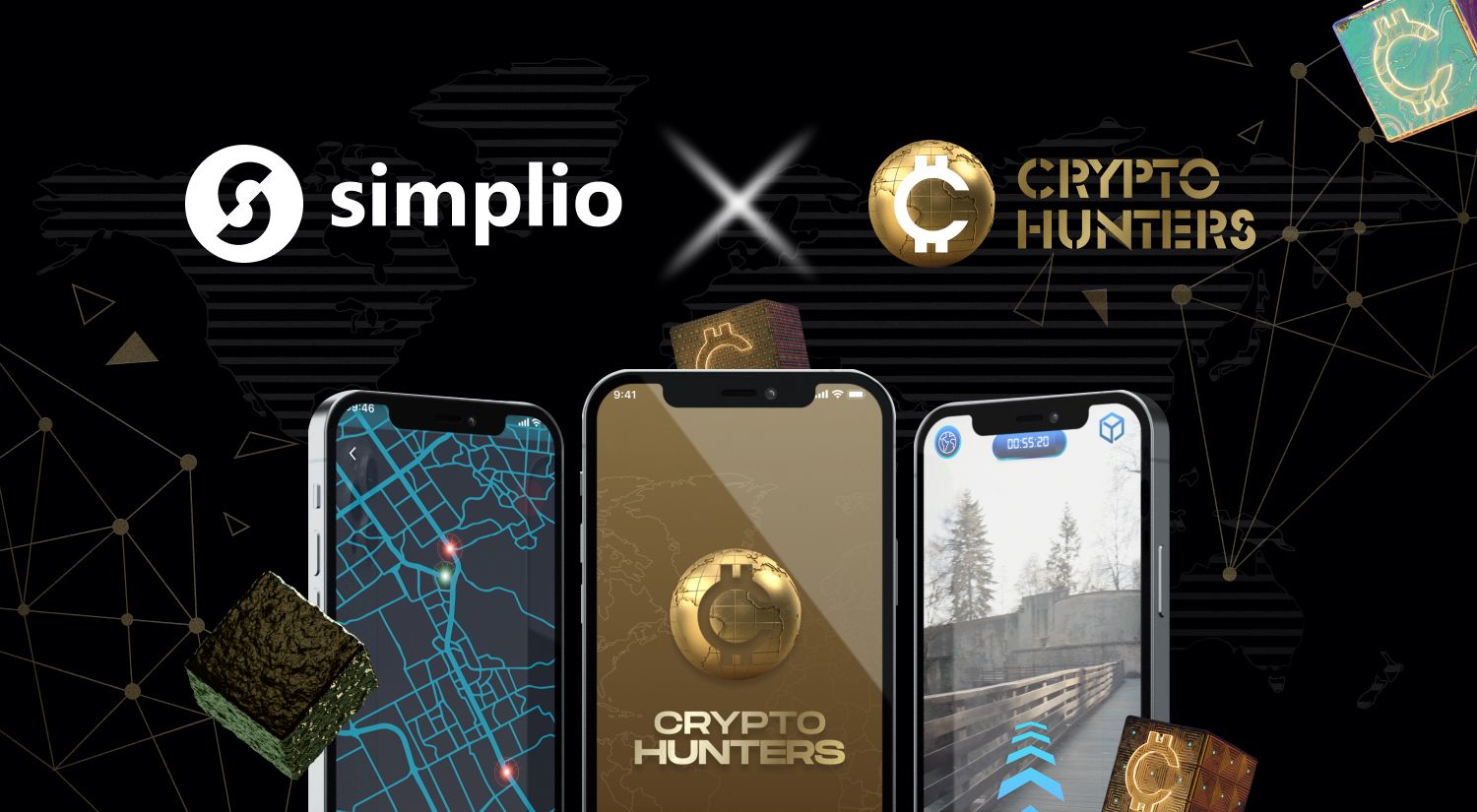 Simplio partners with Crypto Hunters, where AR meets reality!